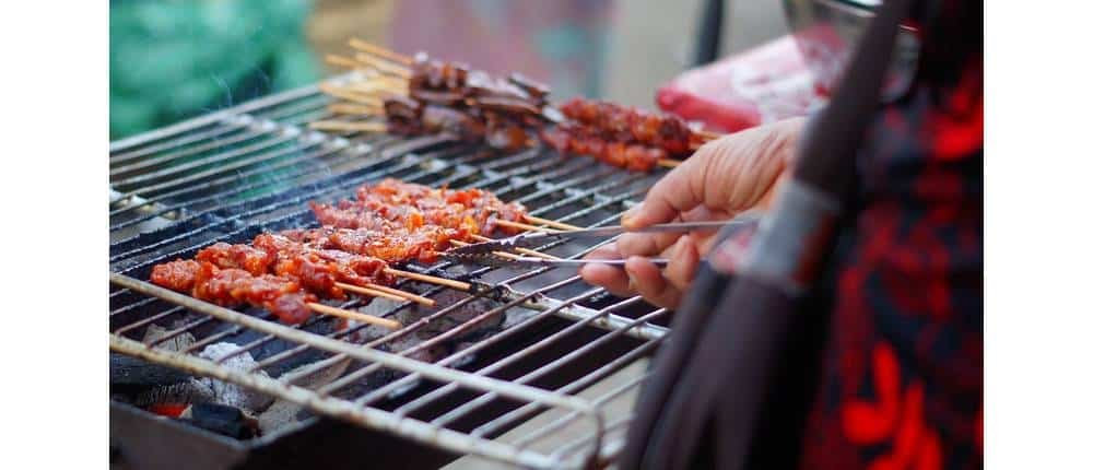 Brochetas a la parrilla