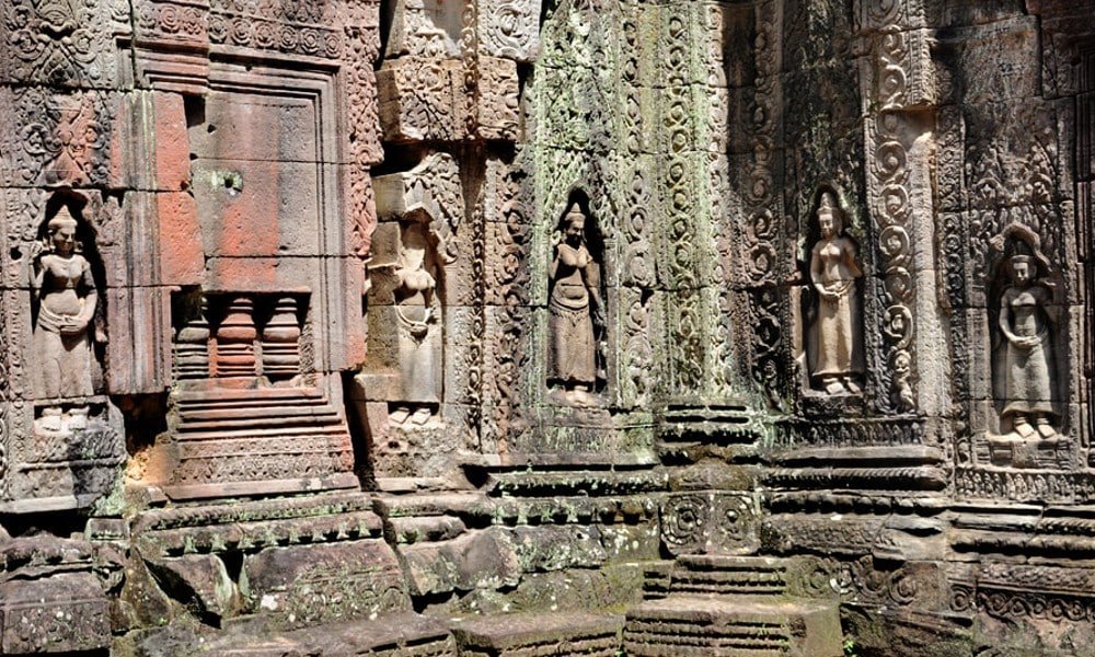 Qué diseño arqueológico tiene el templo Ta Som