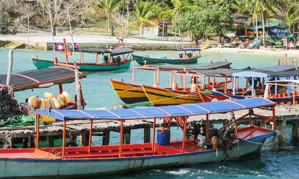 como moverse entre las islas de Camboya