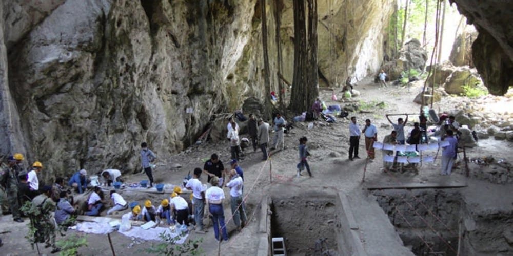 Cuevas prehistóricas en Camboya