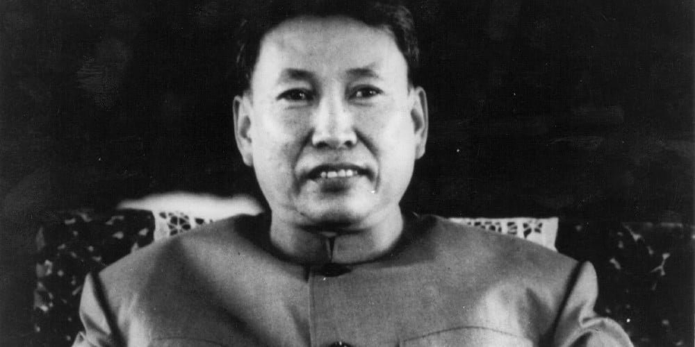 Pol Pot, lider de los Jemeres Rojos