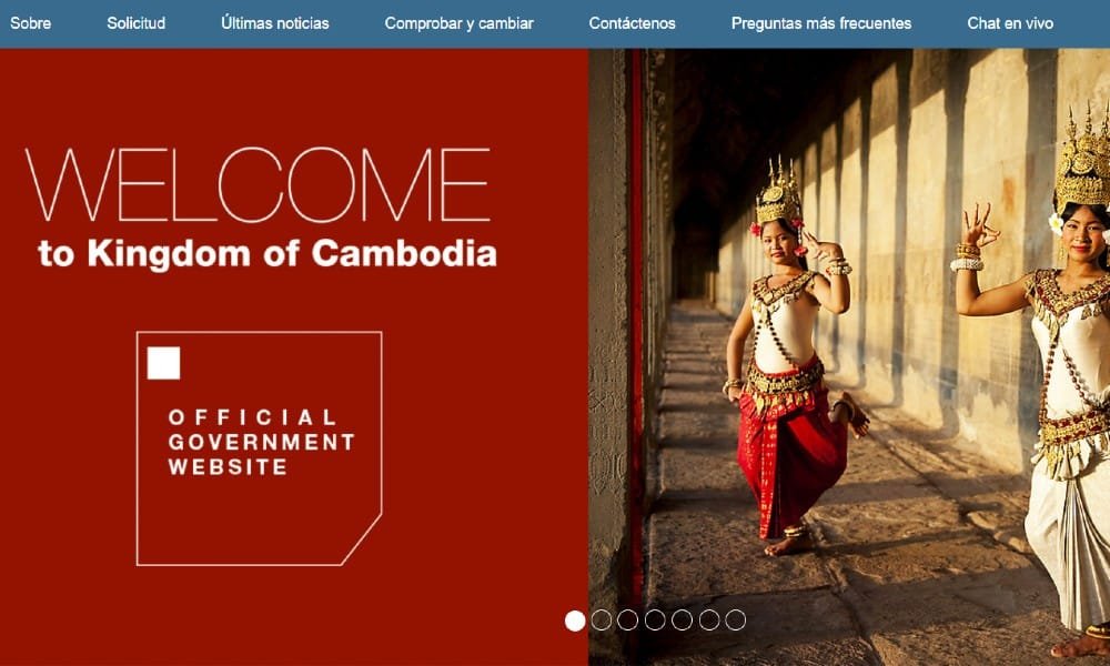 Visado online de Camboya